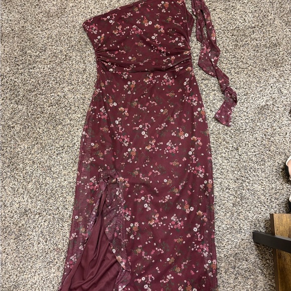 Emerald Sundae Dresses & Skirts - Emerald Sundae Red Asymmetrical Sequin Gown
